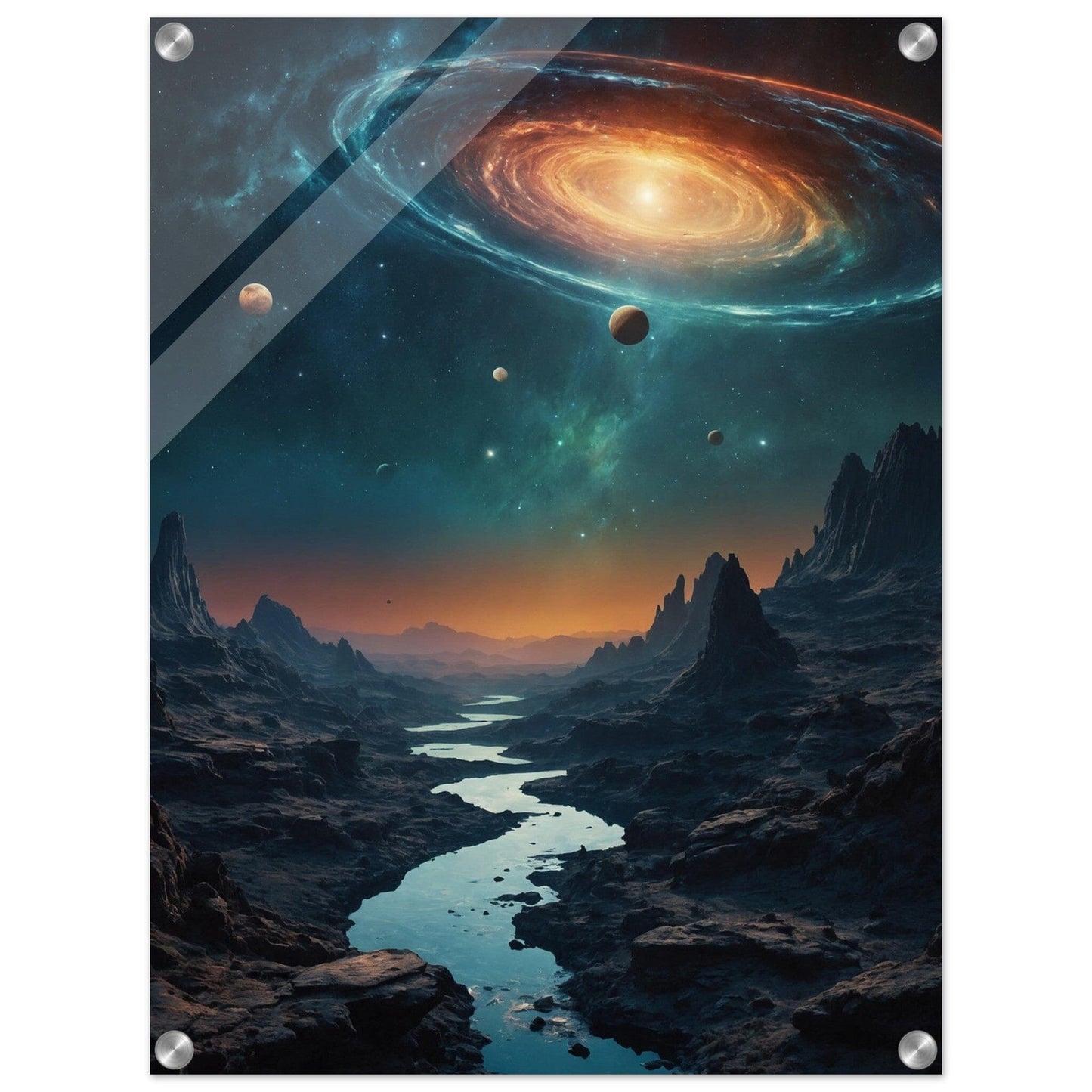 Acrylic Print - Moderne Kunstwerke mit glänzendem Finish Print Material Modern Masterpieces 45x60 cm / 18x24″