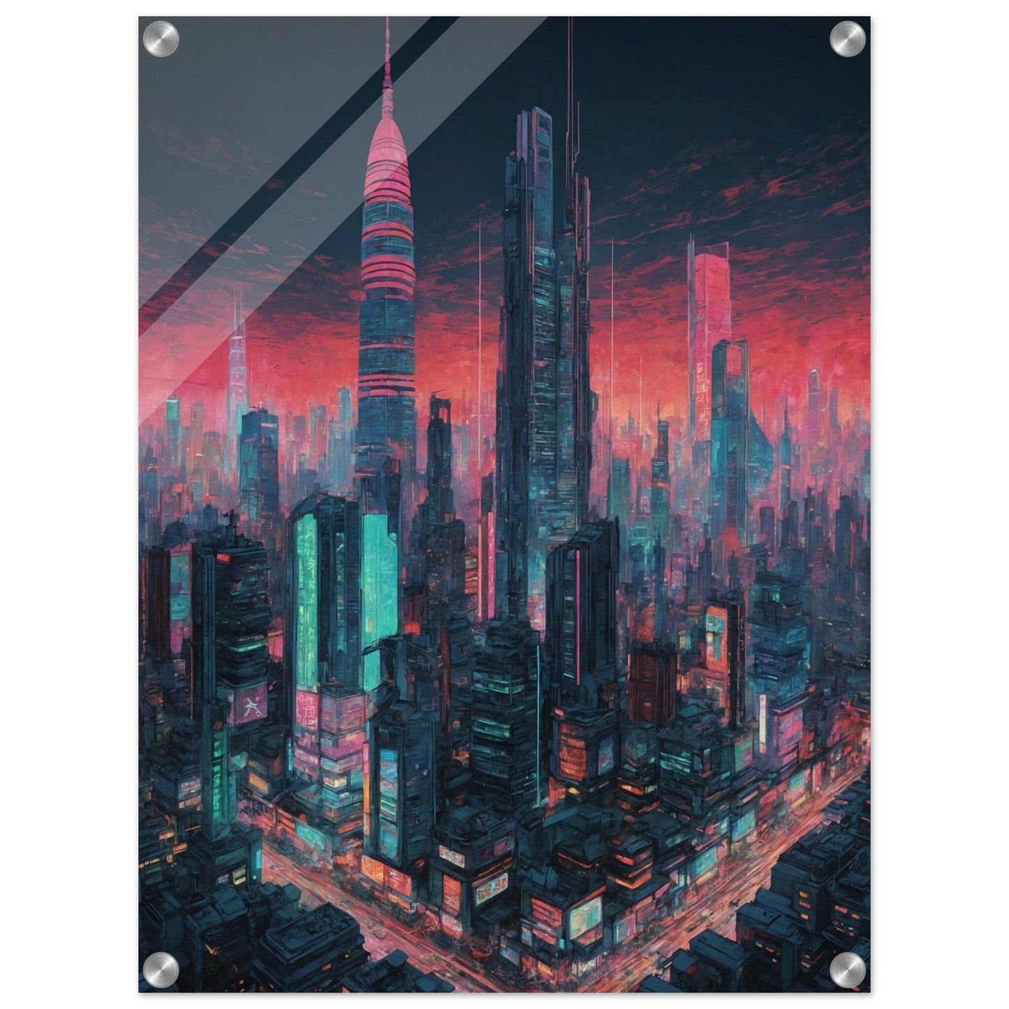 Acrylic Print - Moderne Kunstwerke mit glänzendem Finish Print Material Modern Masterpieces 45x60 cm / 18x24″