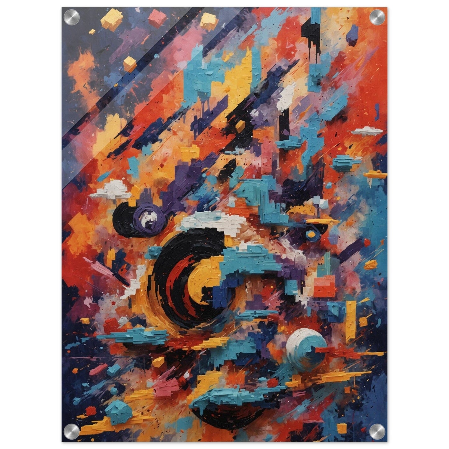 Acrylic Print - Moderne Kunstwerke mit glänzendem Finish Print Material Modern Masterpieces 45x60 cm / 18x24″