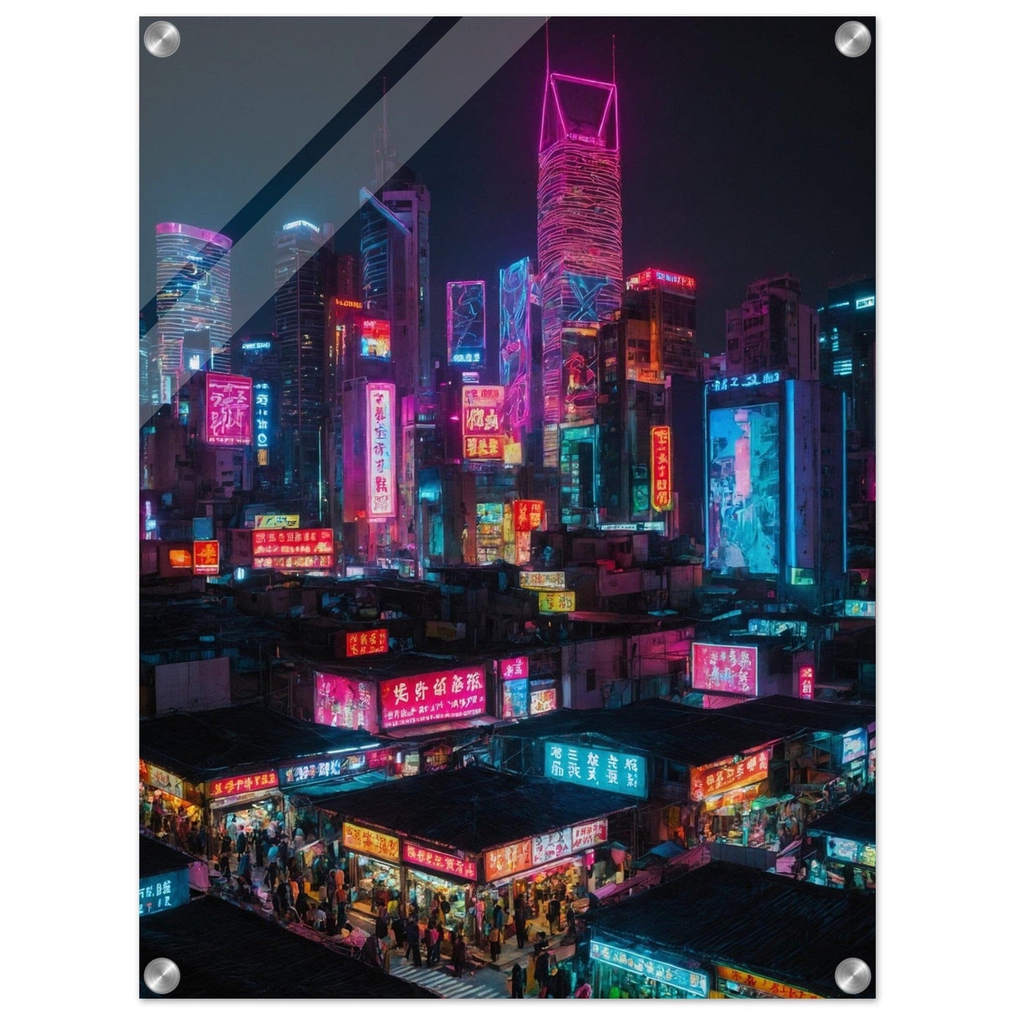 Acrylic Print - Moderne Kunstwerke mit glänzendem Finish Print Material Modern Masterpieces 45x60 cm / 18x24″