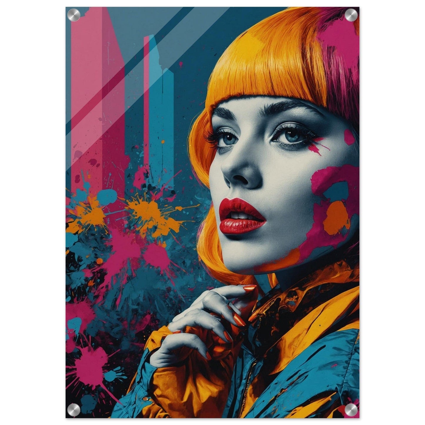 Acrylic Print - Moderne Kunstwerke mit glänzendem Finish Print Material Modern Masterpieces 50x70 cm / 20x28″