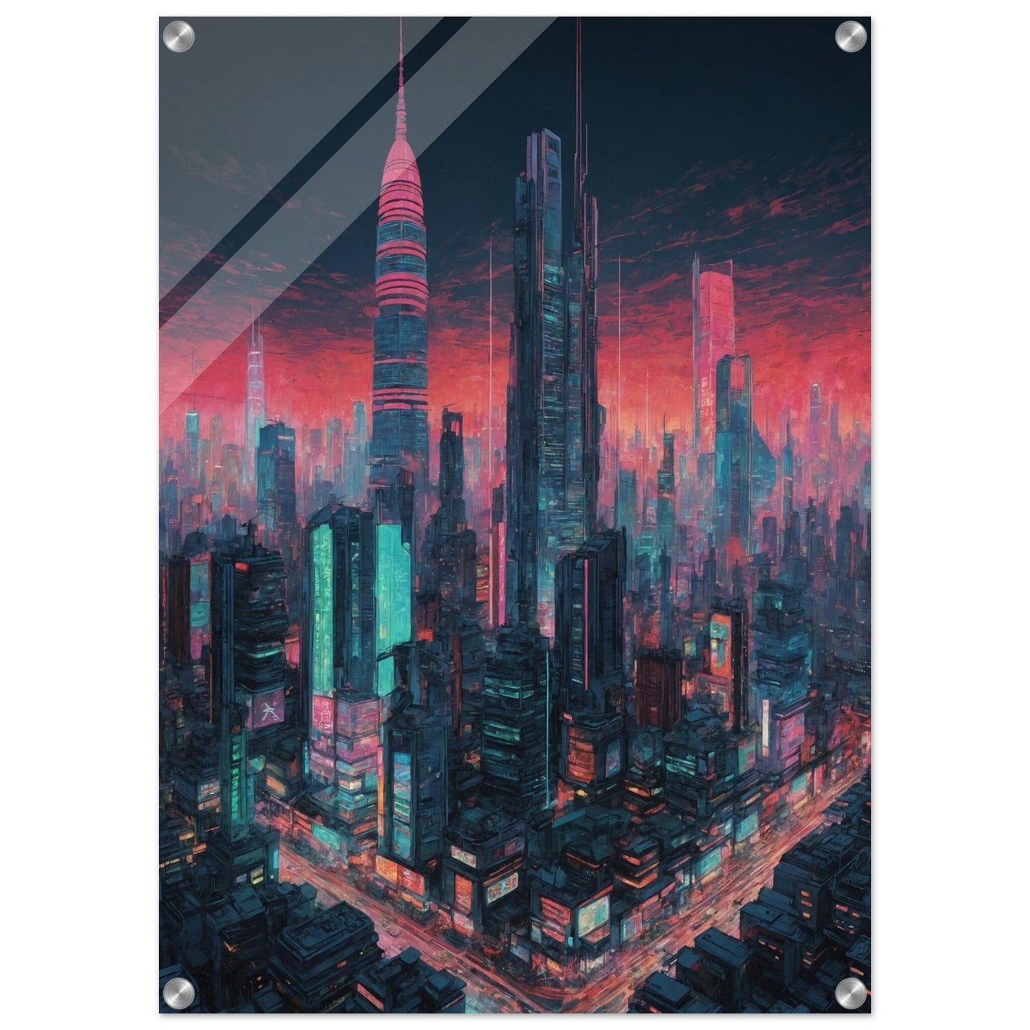 Acrylic Print - Moderne Kunstwerke mit glänzendem Finish Print Material Modern Masterpieces 50x70 cm / 20x28″