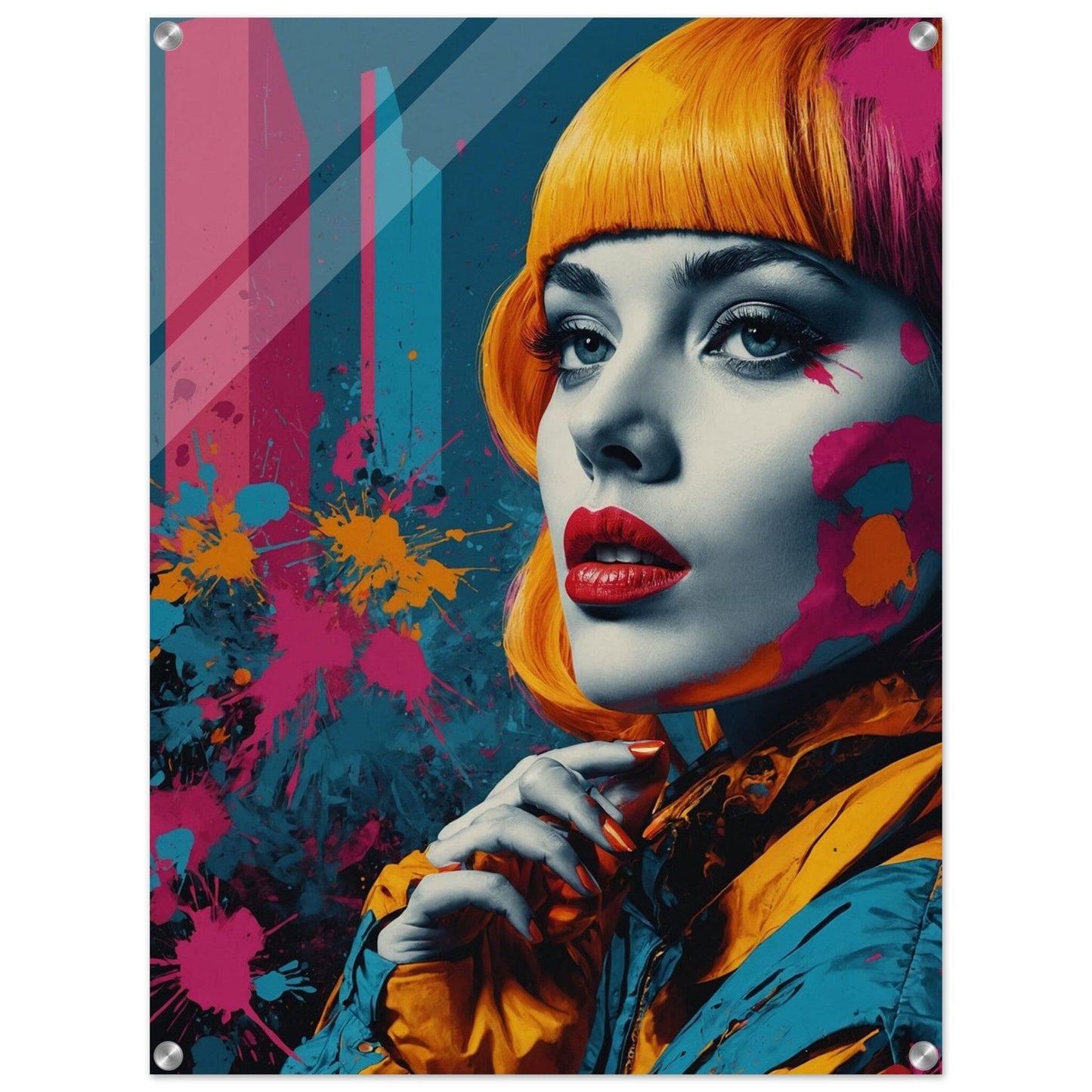 Acrylic Print - Moderne Kunstwerke mit glänzendem Finish Print Material Modern Masterpieces 60x80 cm / 24x32″