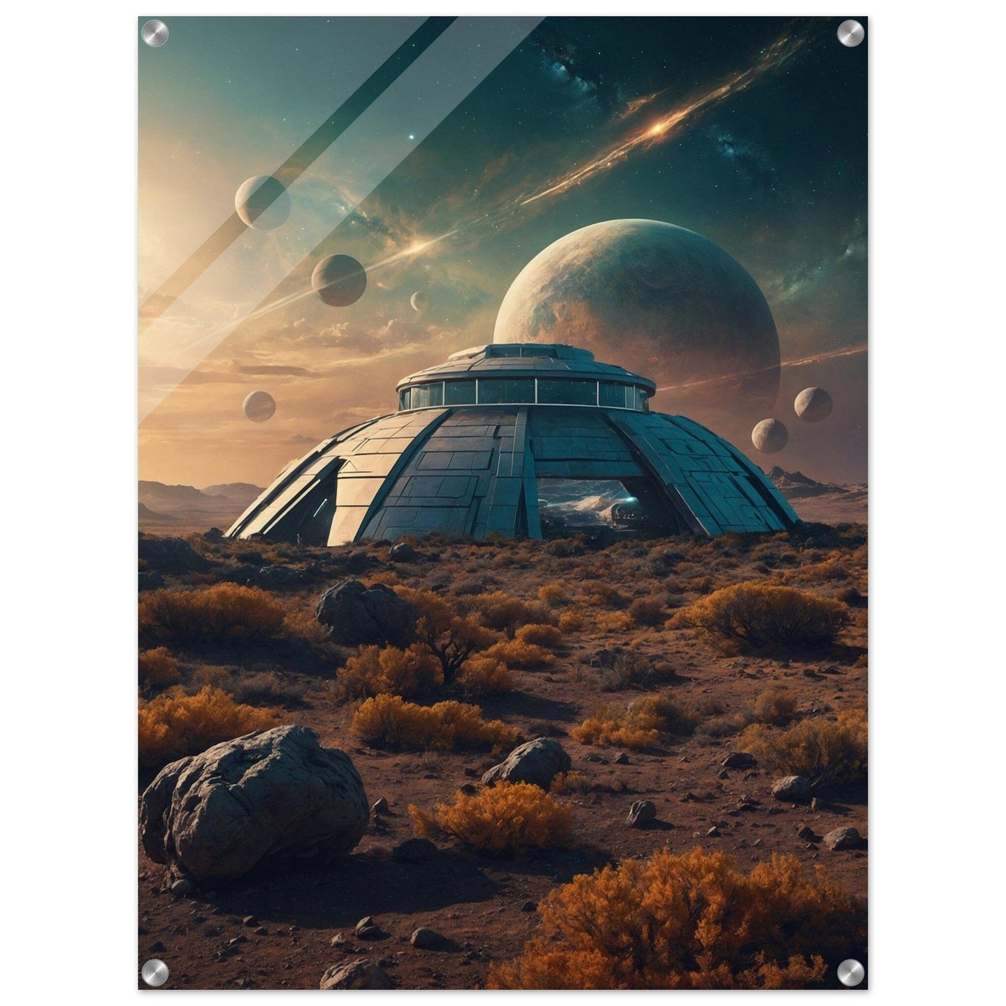 Acrylic Print - Moderne Kunstwerke mit glänzendem Finish Print Material Modern Masterpieces 60x80 cm / 24x32″