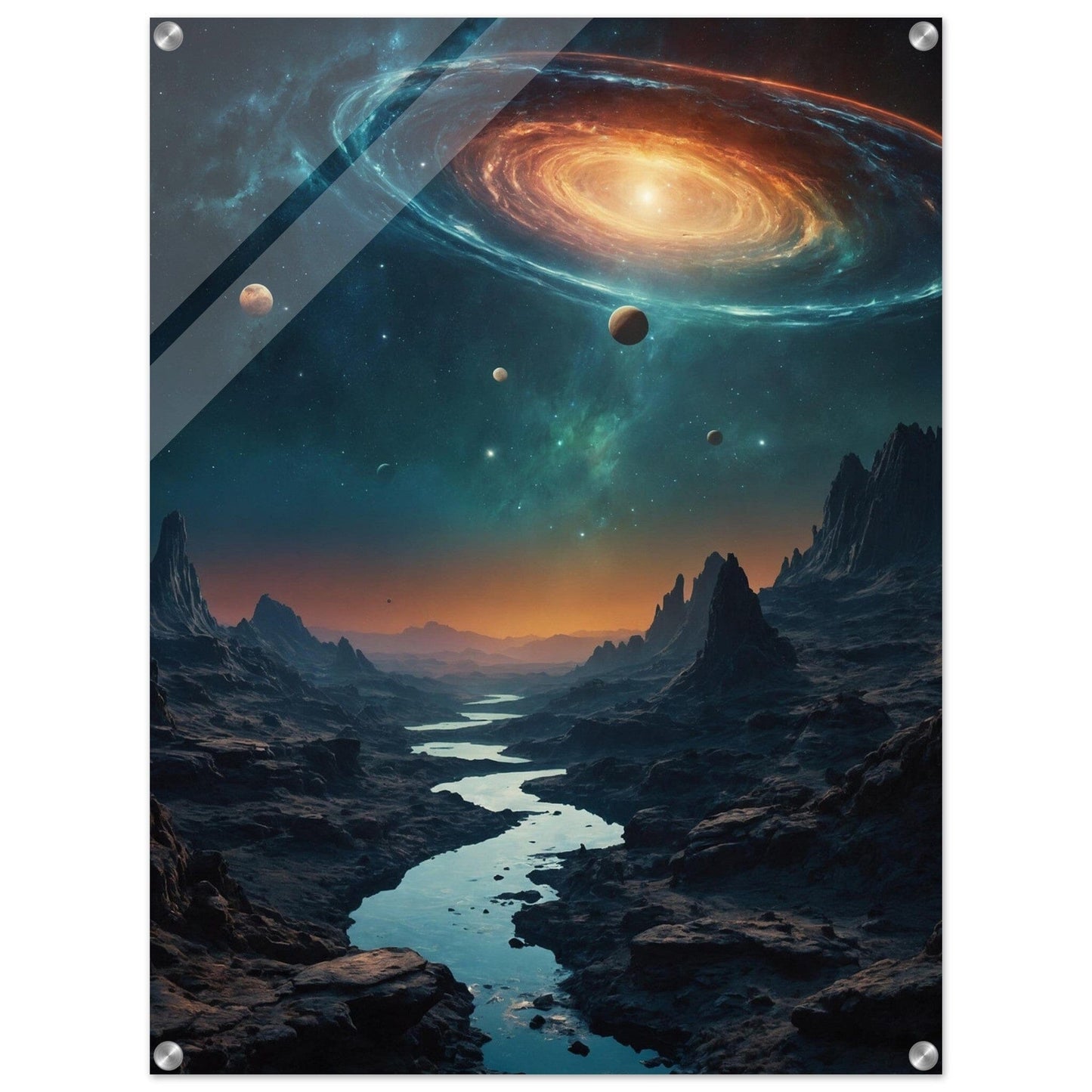 Acrylic Print - Moderne Kunstwerke mit glänzendem Finish Print Material Modern Masterpieces 60x80 cm / 24x32″