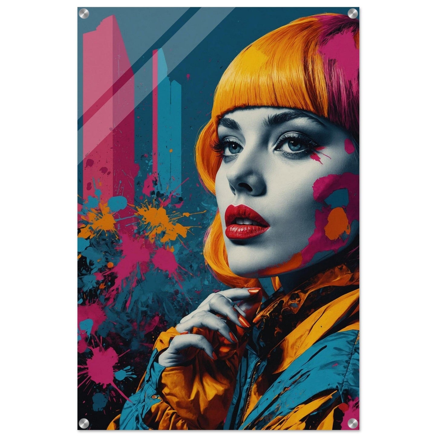 Acrylic Print - Moderne Kunstwerke mit glänzendem Finish Print Material Modern Masterpieces 60x90 cm / 24x36″