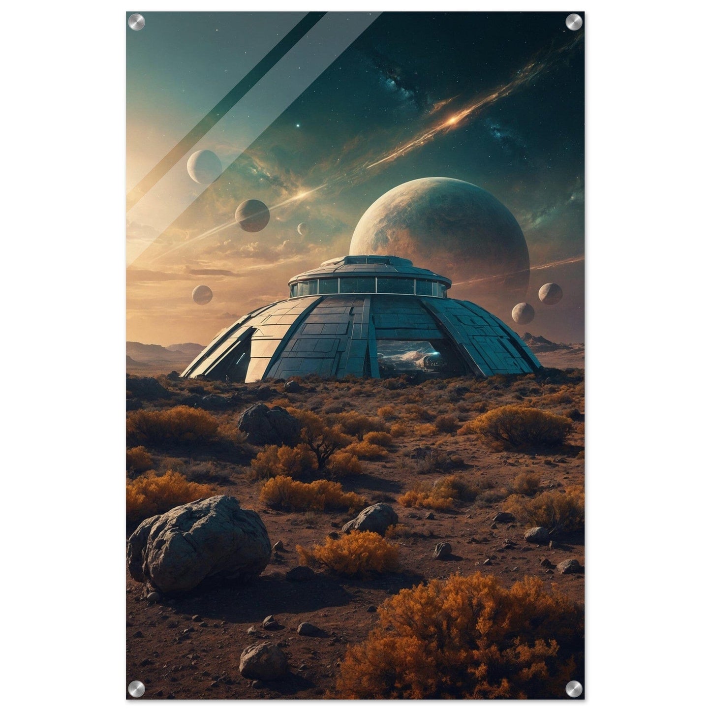 Acrylic Print - Moderne Kunstwerke mit glänzendem Finish Print Material Modern Masterpieces 60x90 cm / 24x36″