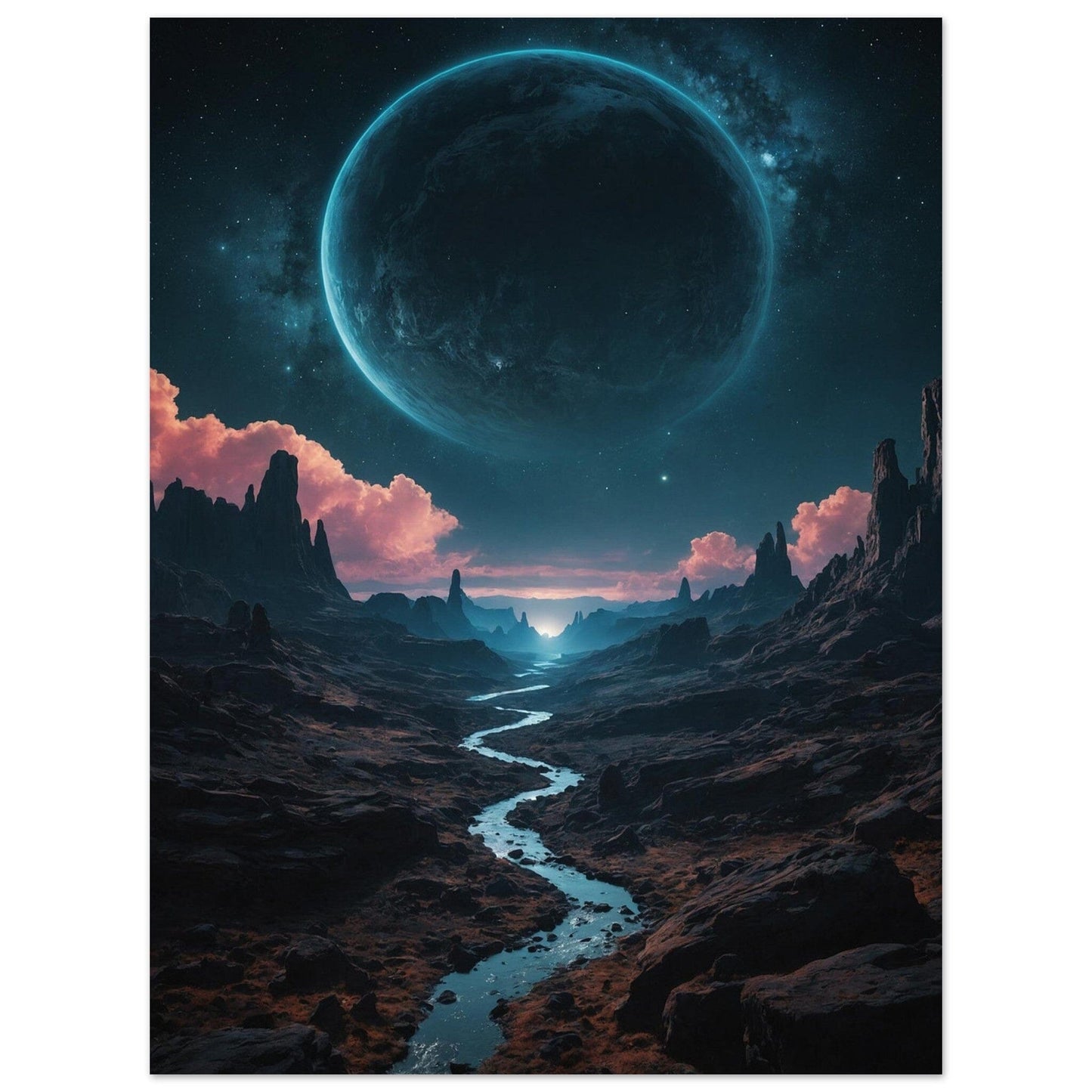Aluminium Print - Moderne Kunstwerke mit metallischem Glanz Print Material Modern Masterpieces 60x80 cm / 24x32″