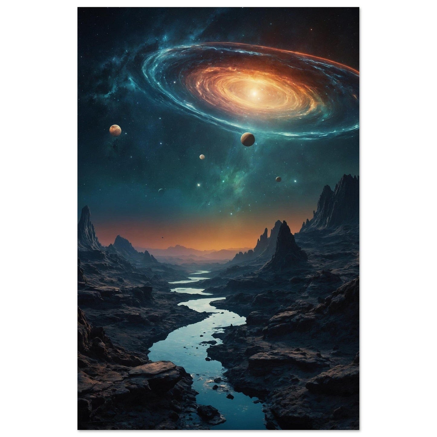 Aluminium Print - Moderne Kunstwerke mit metallischem Glanz Print Material Modern Masterpieces 60x90 cm / 24x36″