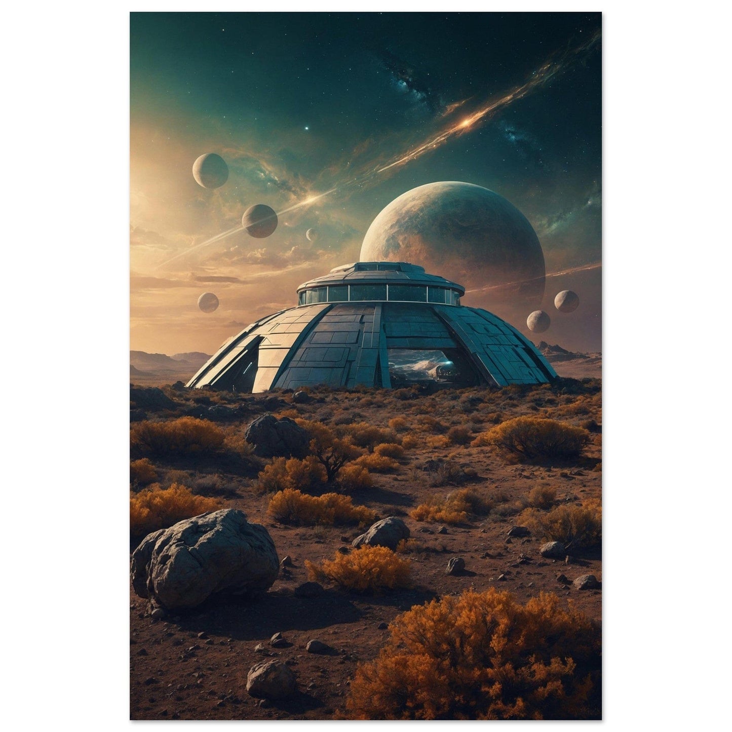 Aluminium Print - Moderne Kunstwerke mit metallischem Glanz Print Material Modern Masterpieces 60x90 cm / 24x36″