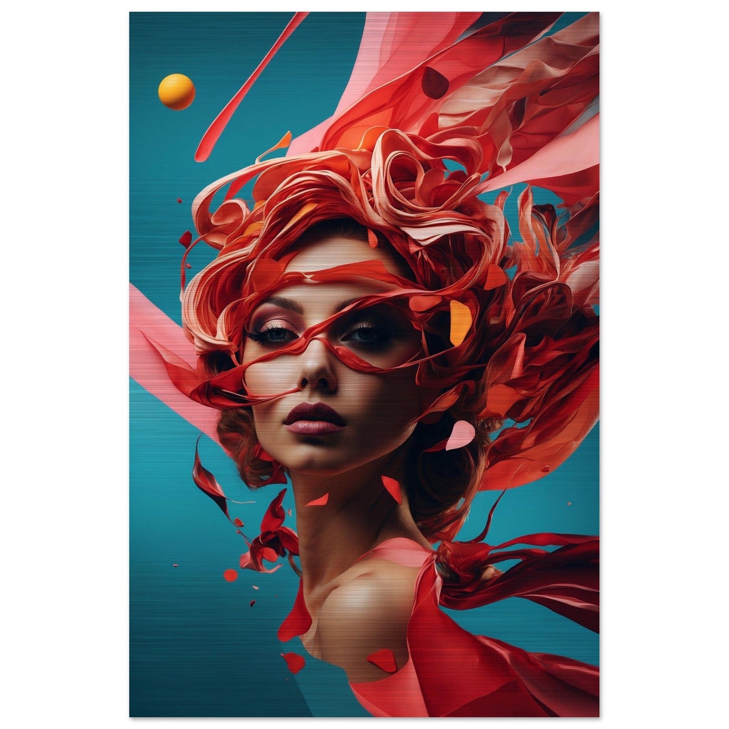 Brushed Aluminium Print - Moderne Kunstwerke mit gebürstetem Finish Print Material Modern Masterpieces 40x60 cm / 16x24″