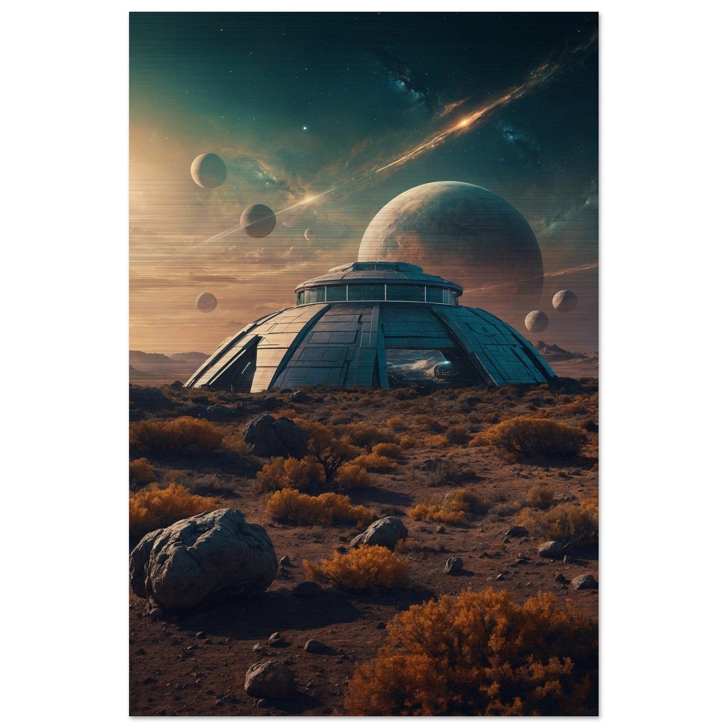 Brushed Aluminium Print - Moderne Kunstwerke mit gebürstetem Finish Print Material Modern Masterpieces 40x60 cm / 16x24″