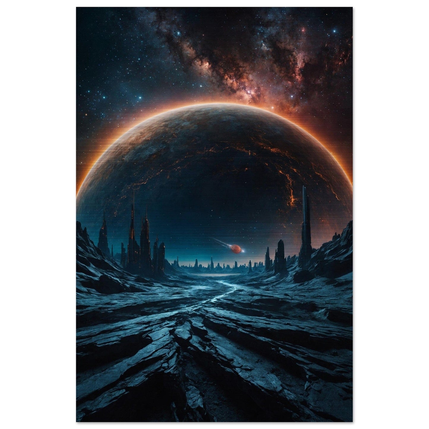 Brushed Aluminium Print - Moderne Kunstwerke mit gebürstetem Finish Print Material Modern Masterpieces 40x60 cm / 16x24″