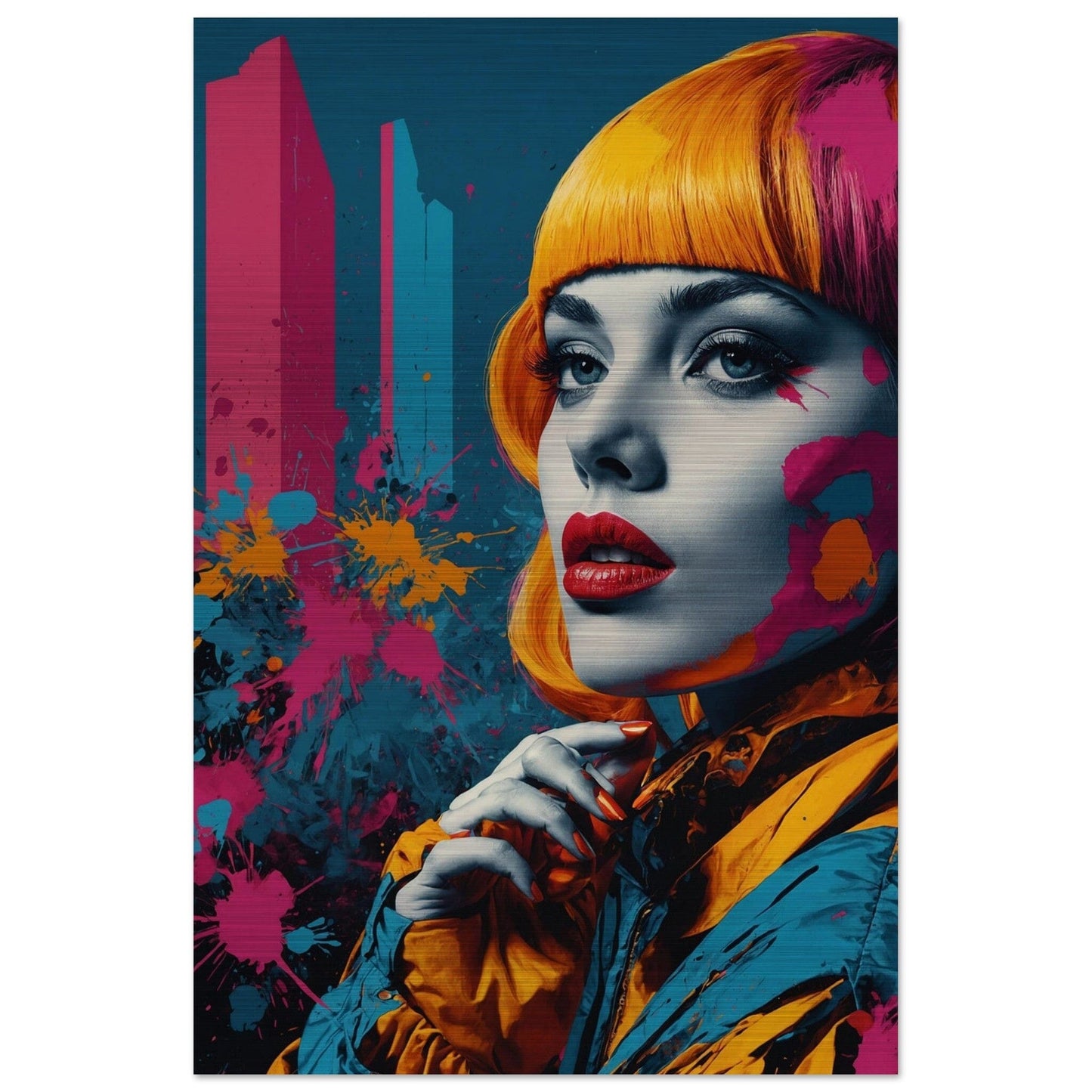Brushed Aluminium Print - Moderne Kunstwerke mit gebürstetem Finish Print Material Modern Masterpieces 40x60 cm / 16x24″