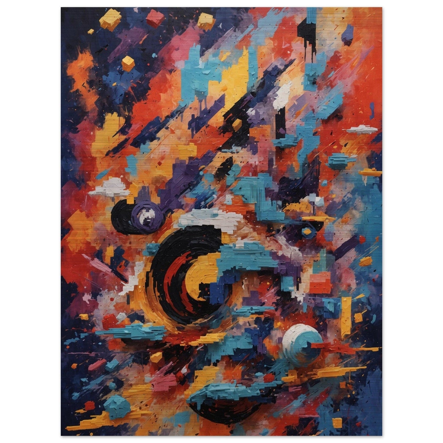 Brushed Aluminium Print - Moderne Kunstwerke mit gebürstetem Finish Print Material Modern Masterpieces 45x60 cm / 18x24″