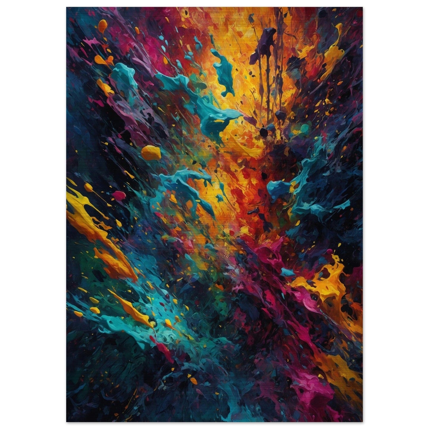 Brushed Aluminium Print - Moderne Kunstwerke mit gebürstetem Finish Print Material Modern Masterpieces 50x70 cm / 20x28″