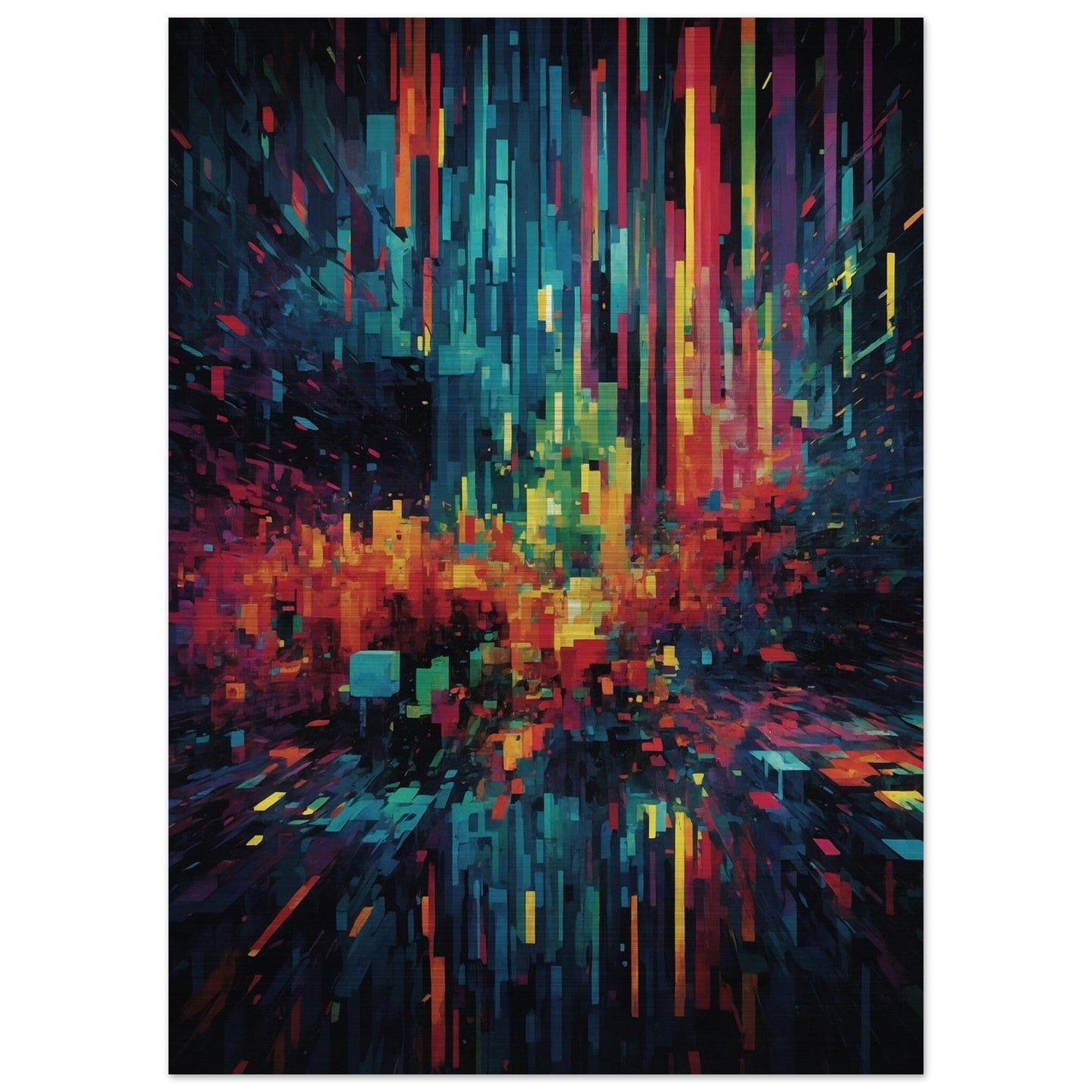 Brushed Aluminium Print - Moderne Kunstwerke mit gebürstetem Finish Print Material Modern Masterpieces 50x70 cm / 20x28″