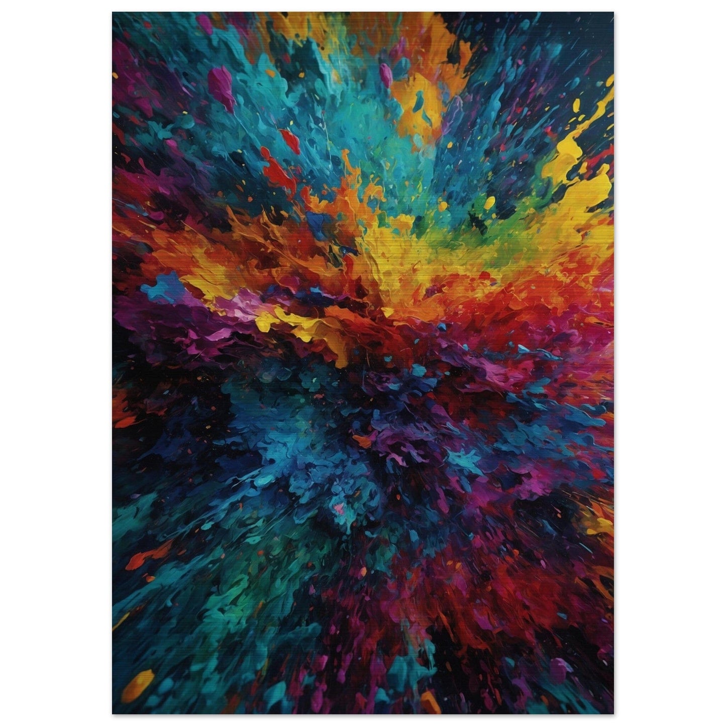 Brushed Aluminium Print - Moderne Kunstwerke mit gebürstetem Finish Print Material Modern Masterpieces 50x70 cm / 20x28″