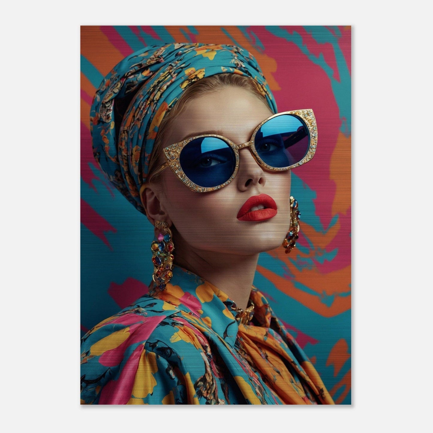 Brushed Aluminium Print - Moderne Kunstwerke mit gebürstetem Finish Print Material Modern Masterpieces 50x70 cm / 20x28″