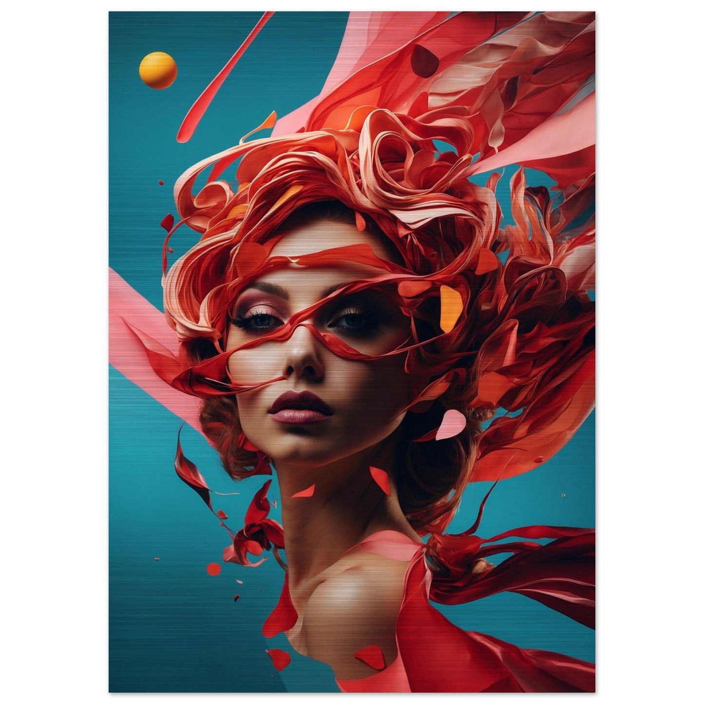 Brushed Aluminium Print - Moderne Kunstwerke mit gebürstetem Finish Print Material Modern Masterpieces 50x70 cm / 20x28″