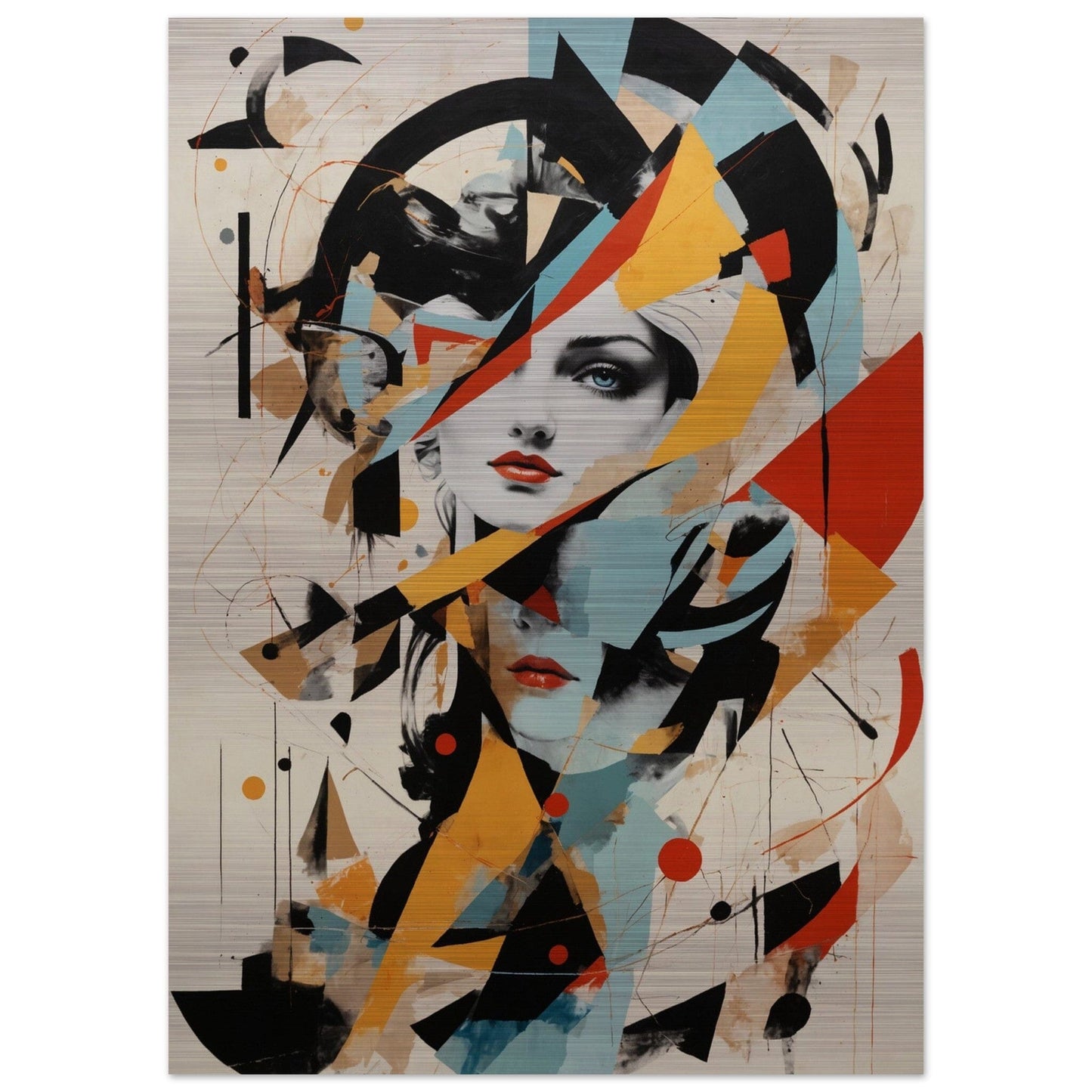 Brushed Aluminium Print - Moderne Kunstwerke mit gebürstetem Finish Print Material Modern Masterpieces 50x70 cm / 20x28″