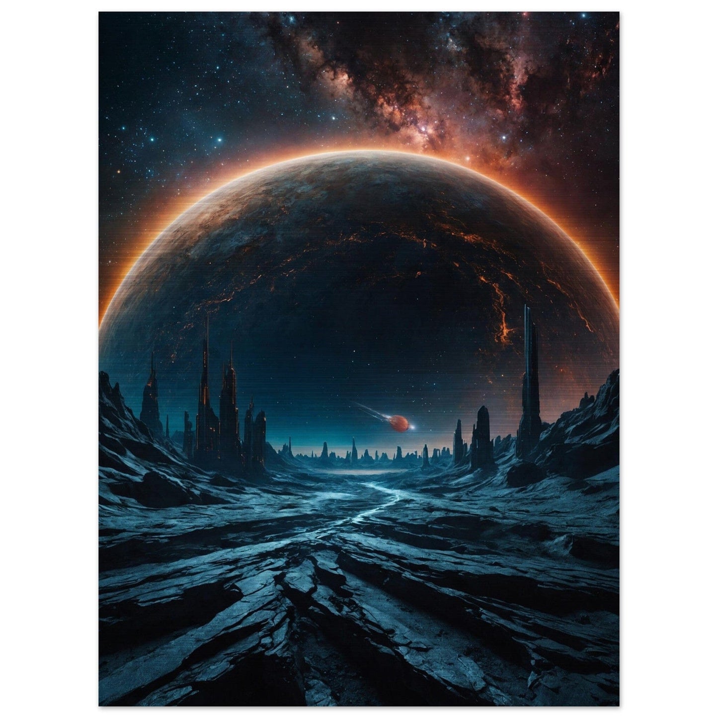 Brushed Aluminium Print - Moderne Kunstwerke mit gebürstetem Finish Print Material Modern Masterpieces 60x80 cm / 24x32″