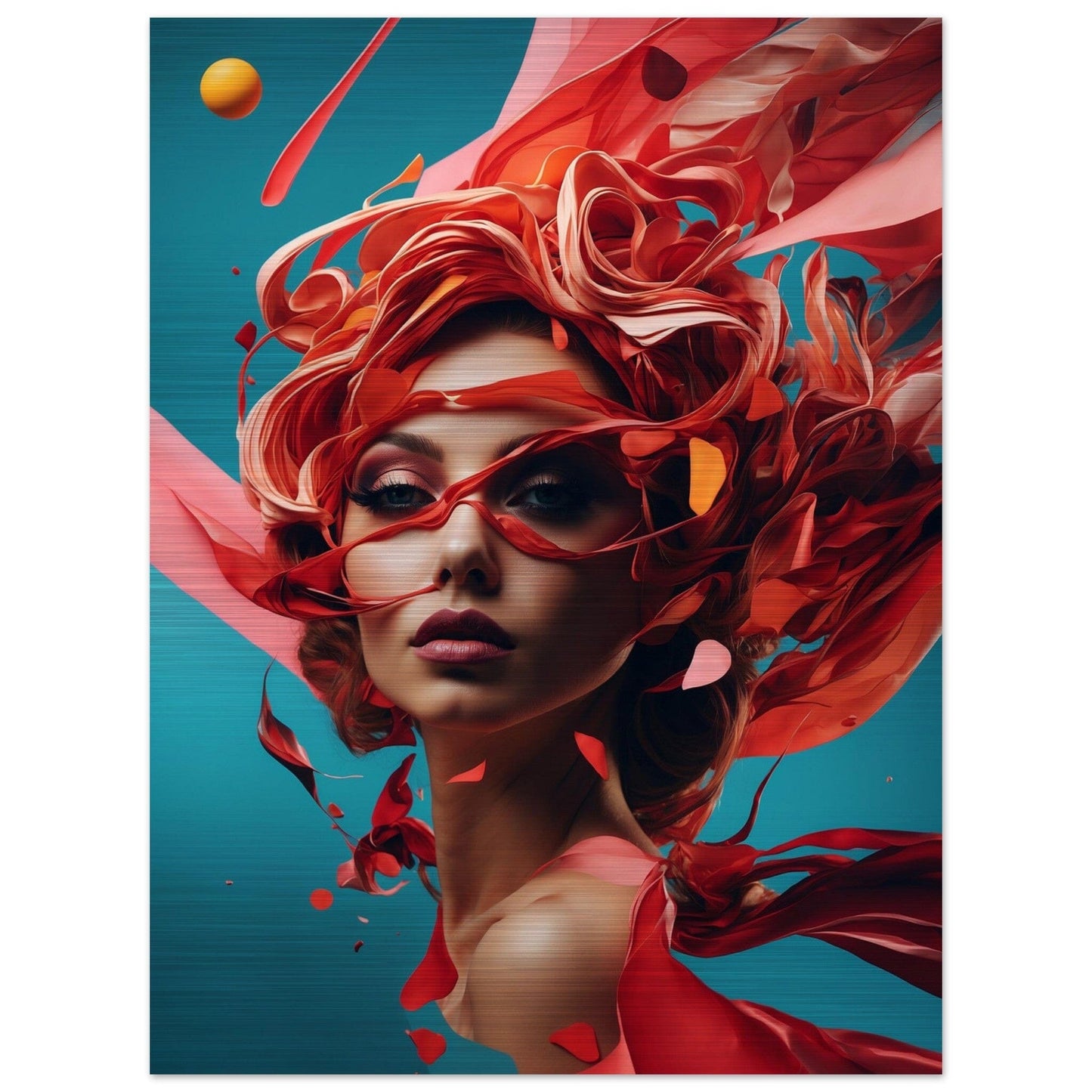 Brushed Aluminium Print - Moderne Kunstwerke mit gebürstetem Finish Print Material Modern Masterpieces 60x80 cm / 24x32″