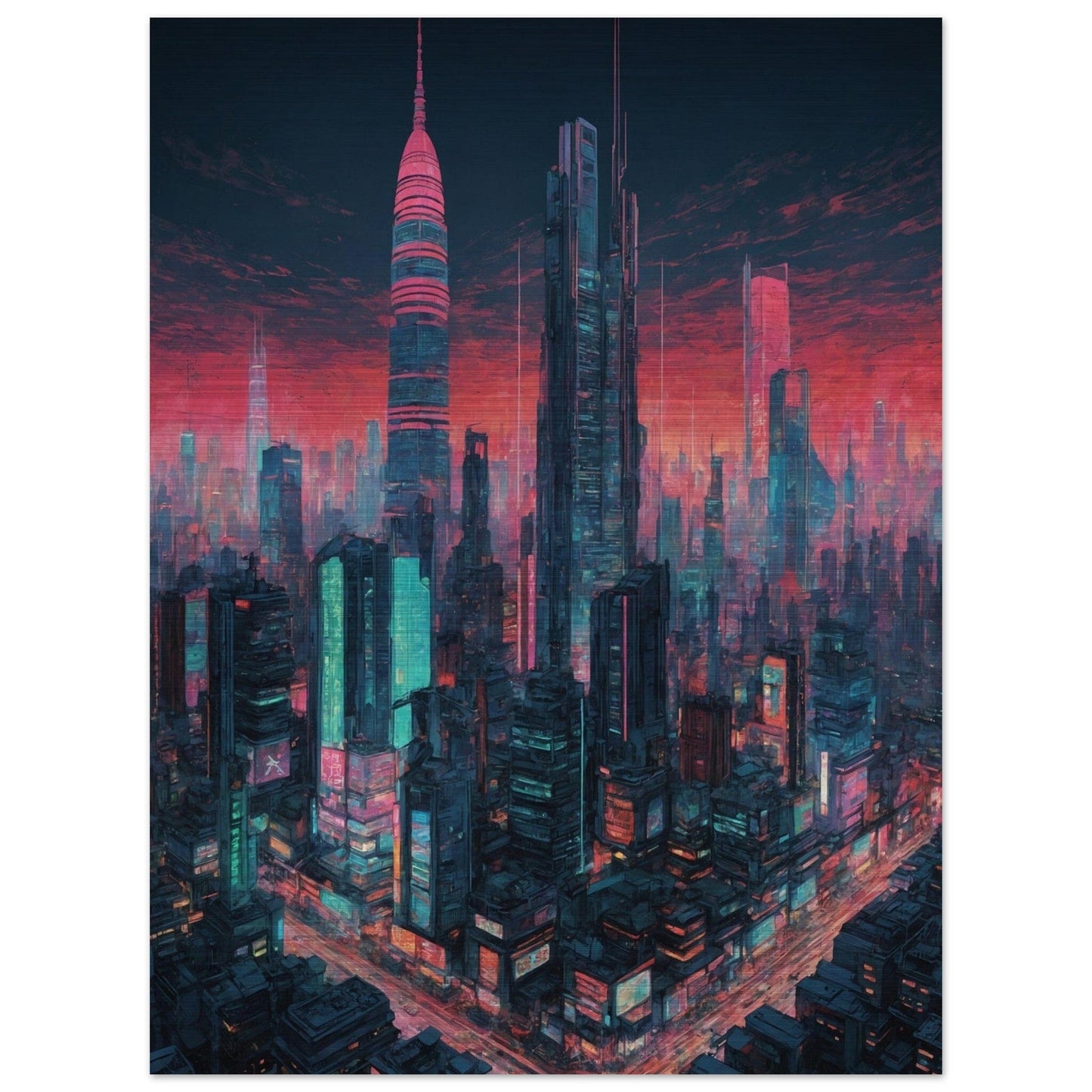 Brushed Aluminium Print - Moderne Kunstwerke mit gebürstetem Finish Print Material Modern Masterpieces 60x80 cm / 24x32″