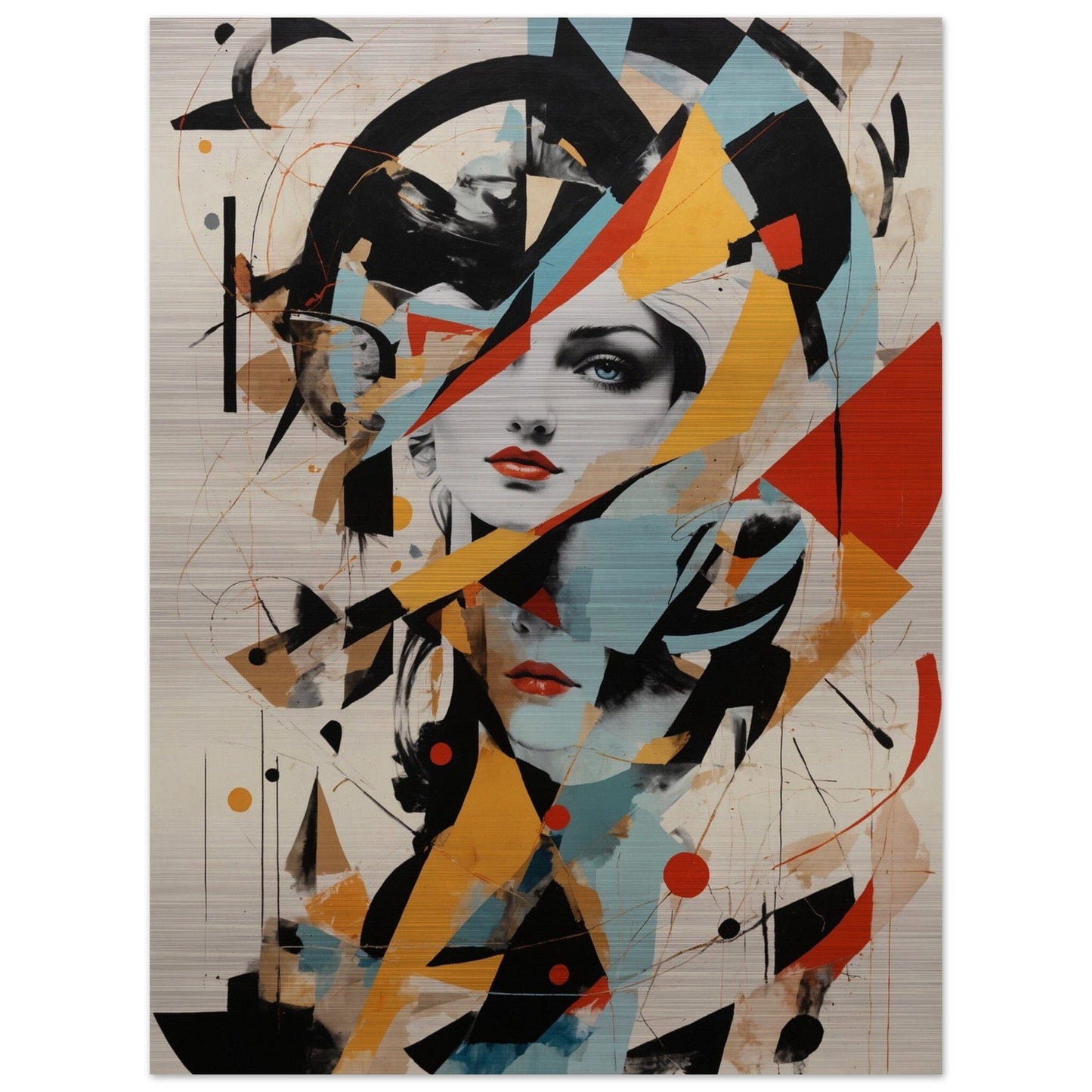 Brushed Aluminium Print - Moderne Kunstwerke mit gebürstetem Finish Print Material Modern Masterpieces 60x80 cm / 24x32″