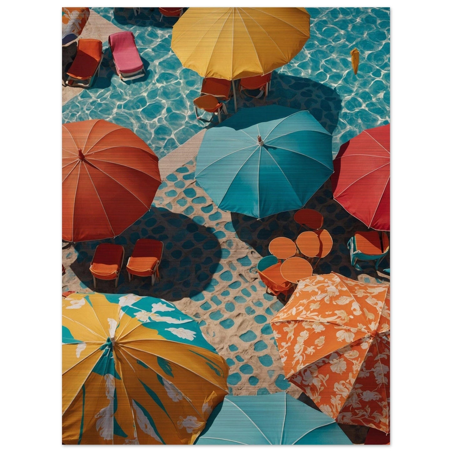 Brushed Aluminium Print - Moderne Kunstwerke mit gebürstetem Finish Print Material Modern Masterpieces 60x80 cm / 24x32″