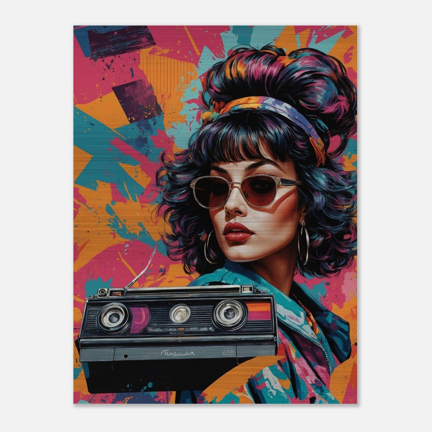 Brushed Aluminium Print - Moderne Kunstwerke mit gebürstetem Finish Print Material Modern Masterpieces 60x80 cm / 24x32″