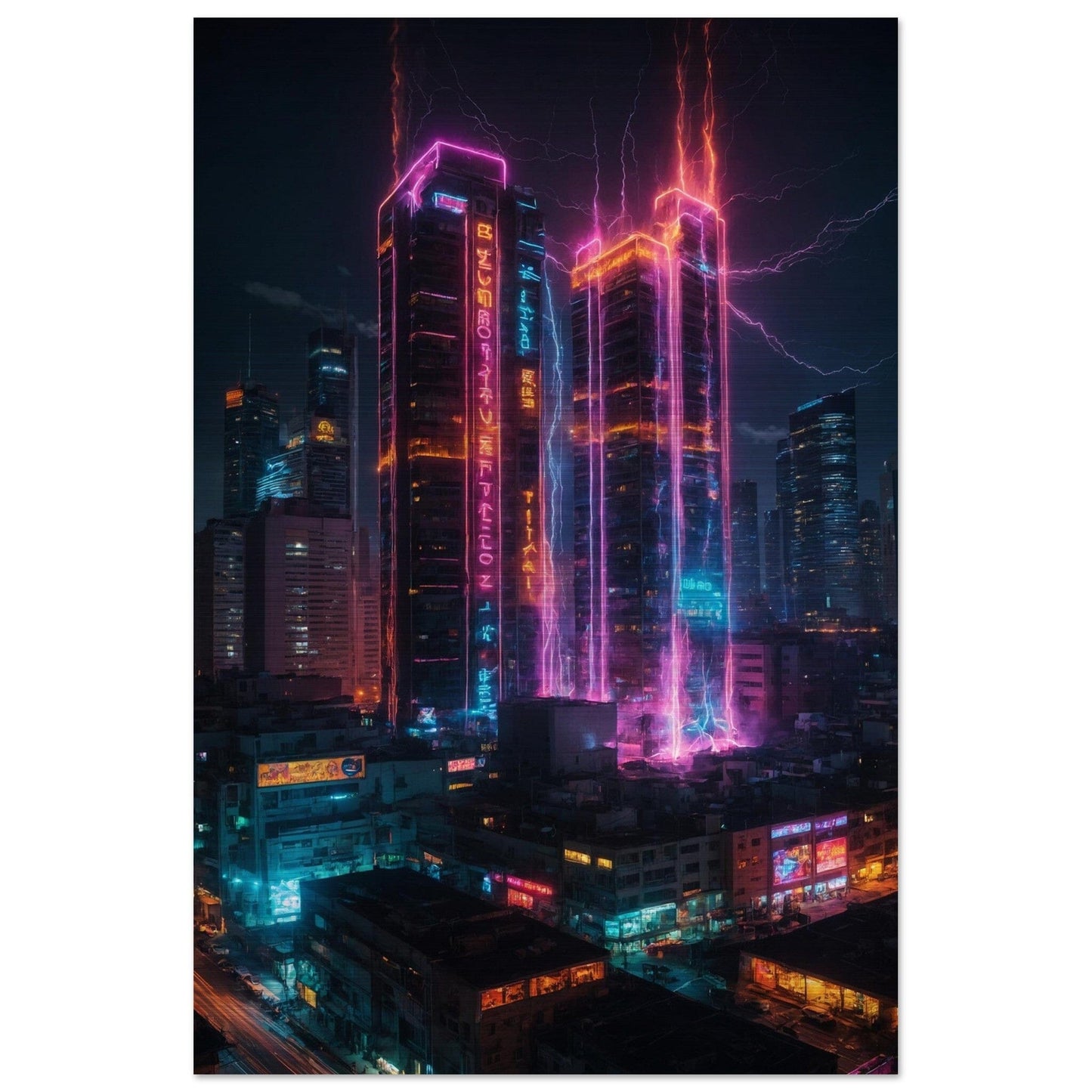 Brushed Aluminium Print - Moderne Kunstwerke mit gebürstetem Finish Print Material Modern Masterpieces 60x90 cm / 24x36″