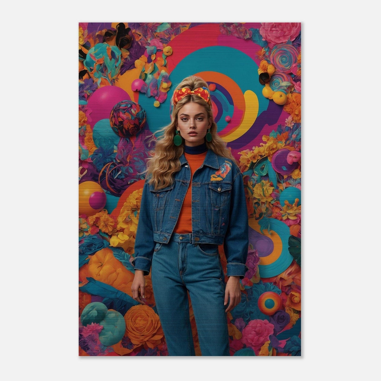 Brushed Aluminium Print - Moderne Kunstwerke mit gebürstetem Finish Print Material Modern Masterpieces 60x90 cm / 24x36″