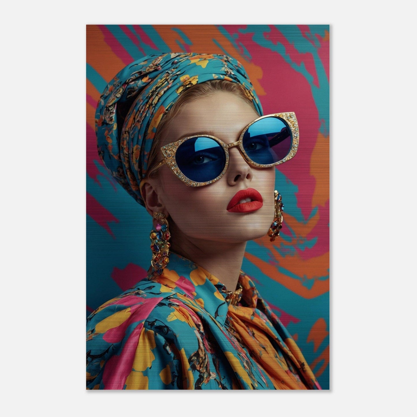 Brushed Aluminium Print - Moderne Kunstwerke mit gebürstetem Finish Print Material Modern Masterpieces 60x90 cm / 24x36″