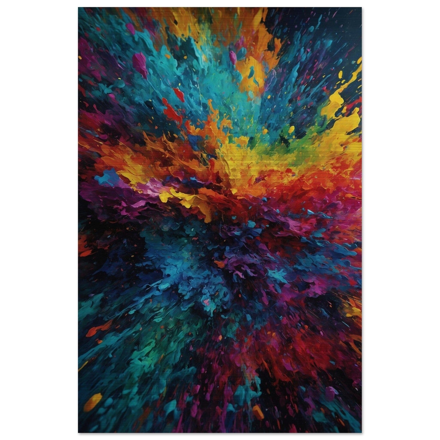 Brushed Aluminium Print - Moderne Kunstwerke mit gebürstetem Finish Print Material Modern Masterpieces 60x90 cm / 24x36″