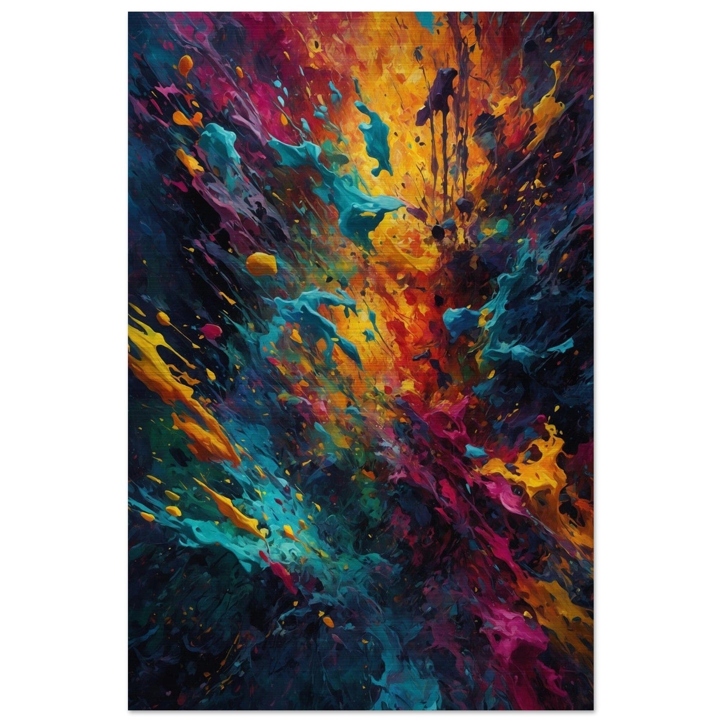 Brushed Aluminium Print - Moderne Kunstwerke mit gebürstetem Finish Print Material Modern Masterpieces 60x90 cm / 24x36″