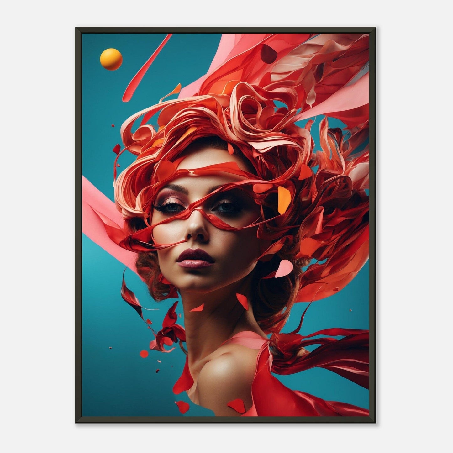 Fragmented Fusion: Mind-bending Montage Print Material Modern Masterpieces 60x80 cm / 24x32″