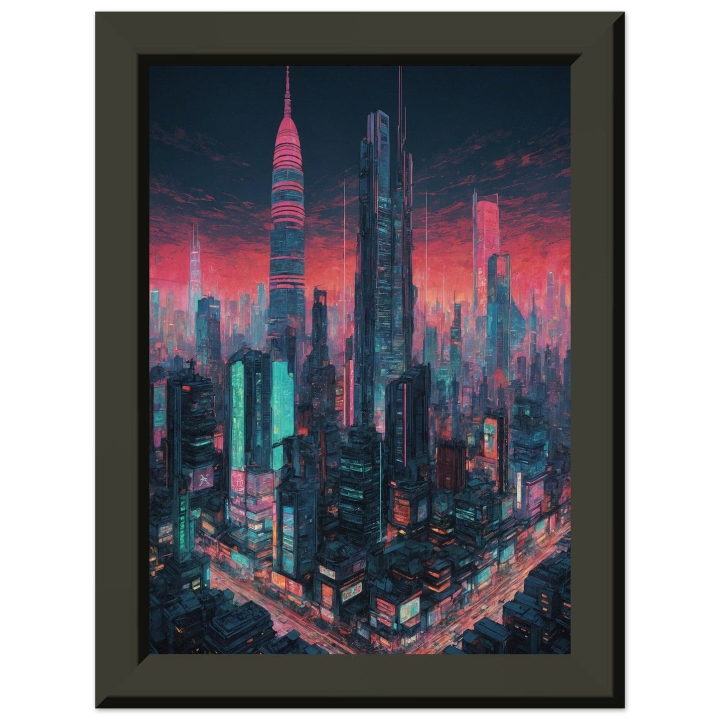 Premium Matte Paper Metal Framed Poster - Stilvolle Kunst in robustem Metallrahmen Print Material Modern Masterpieces 13x18 cm / 5x7″