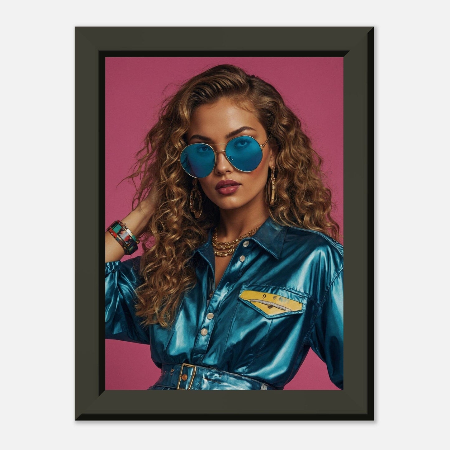 Premium Matte Paper Metal Framed Poster - Stilvolle Kunst in robustem Metallrahmen Print Material Modern Masterpieces 13x18 cm / 5x7″