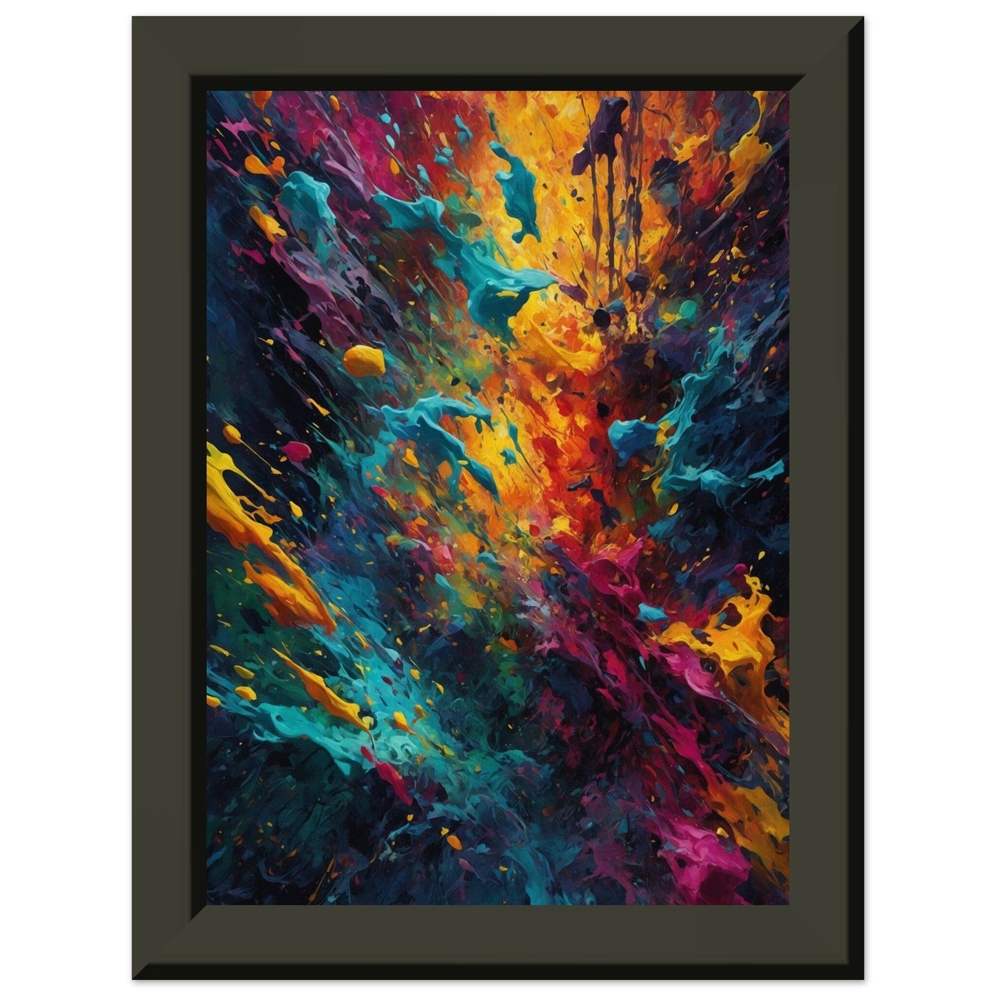 Premium Matte Paper Metal Framed Poster - Stilvolle Kunst in robustem Metallrahmen Print Material Modern Masterpieces 13x18 cm / 5x7″