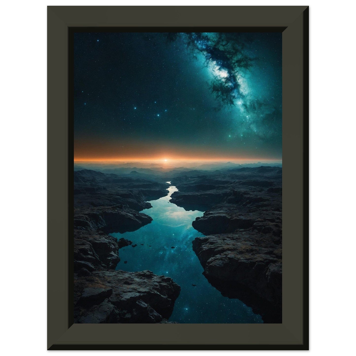 Premium Matte Paper Metal Framed Poster - Stilvolle Kunst in robustem Metallrahmen Print Material Modern Masterpieces 13x18 cm / 5x7″