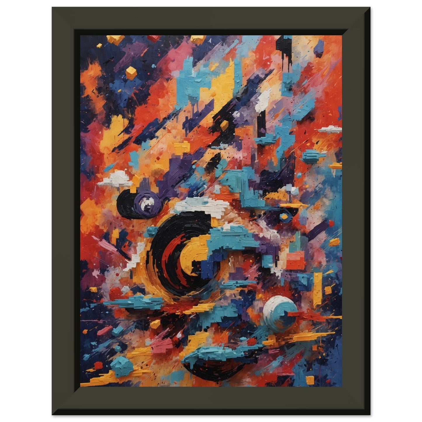 Premium Matte Paper Metal Framed Poster - Stilvolle Kunst in robustem Metallrahmen Print Material Modern Masterpieces 15x20 cm / 6x8″