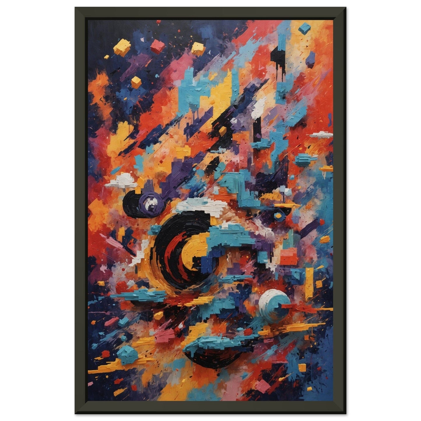 Premium Matte Paper Metal Framed Poster - Stilvolle Kunst in robustem Metallrahmen Print Material Modern Masterpieces 28x43 cm / XL (11x17″)