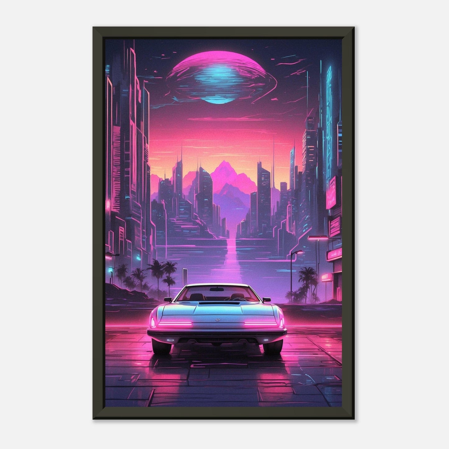 Premium Matte Paper Metal Framed Poster - Stilvolle Kunst in robustem Metallrahmen Print Material Modern Masterpieces 28x43 cm / XL (11x17″)