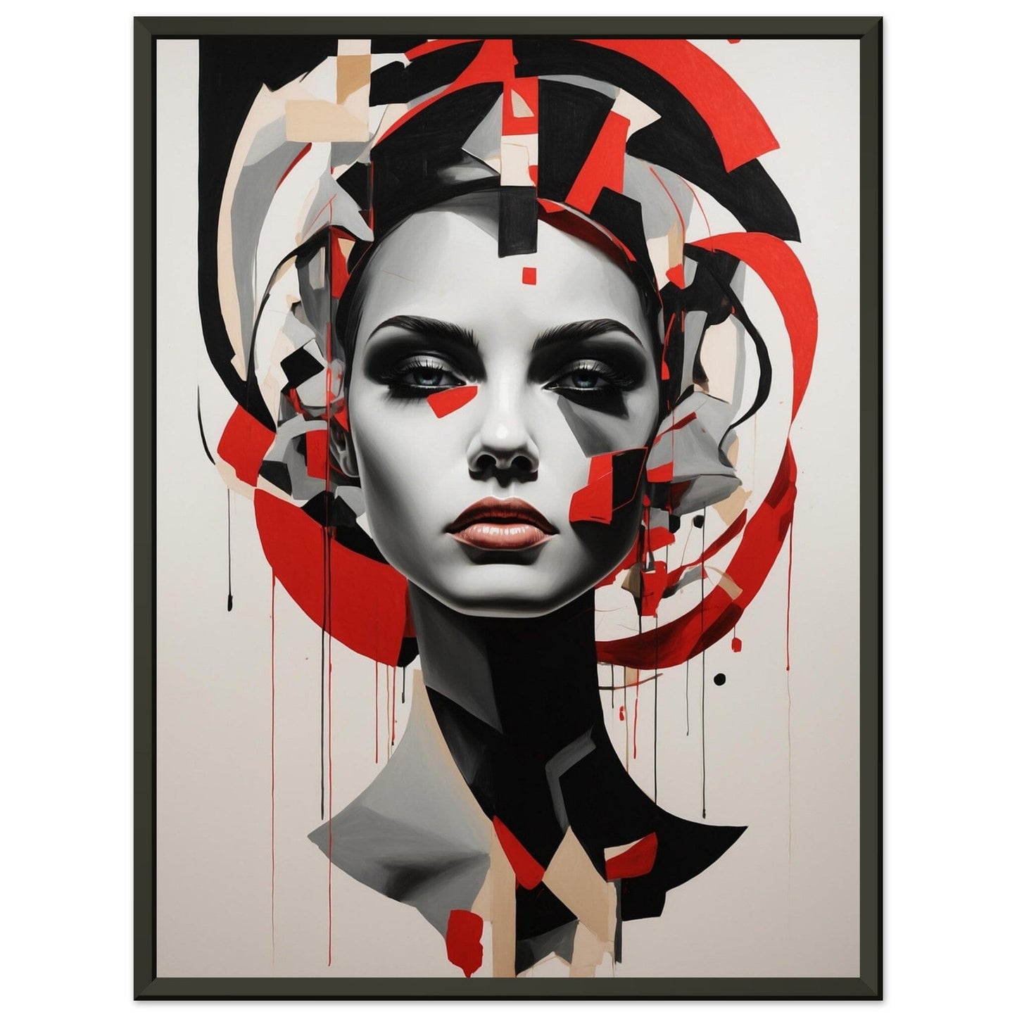 Premium Matte Paper Metal Framed Poster - Stilvolle Kunst in robustem Metallrahmen Print Material Modern Masterpieces 45x60 cm / 18x24″