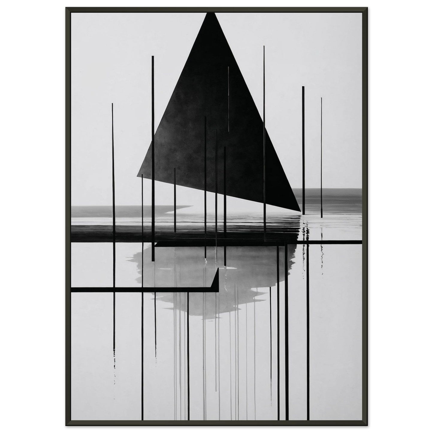 Premium Matte Paper Metal Framed Poster - Stilvolle Kunst in robustem Metallrahmen Print Material Modern Masterpieces 50x70 cm / 20x28″