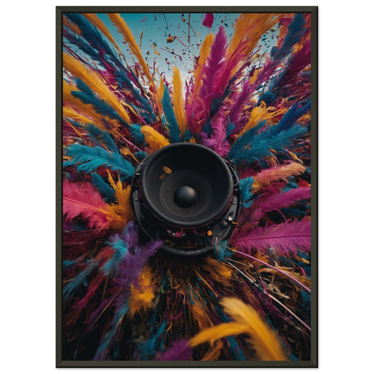 Premium Matte Paper Metal Framed Poster - Stilvolle Kunst in robustem Metallrahmen Print Material Modern Masterpieces 50x70 cm / 20x28″