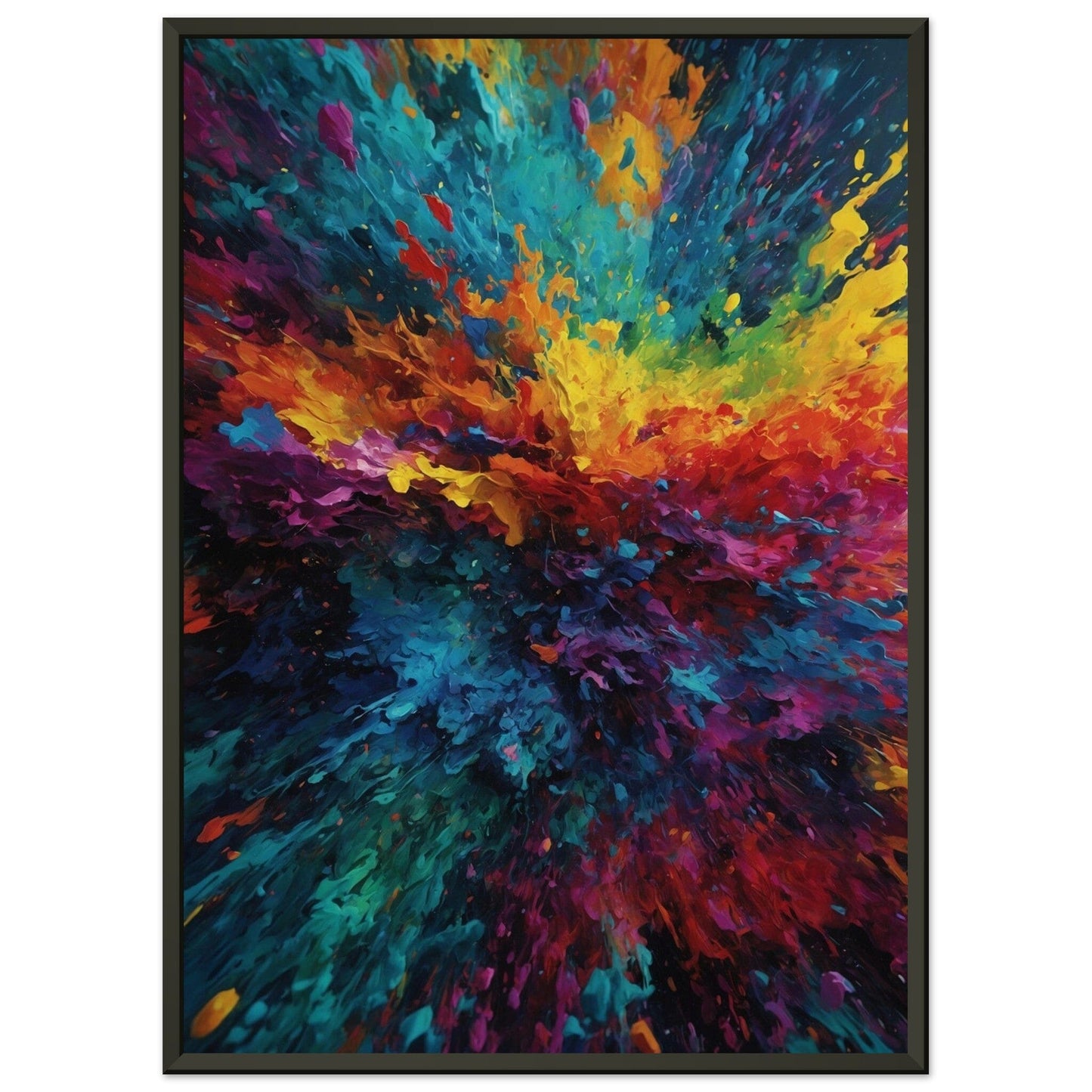 Premium Matte Paper Metal Framed Poster - Stilvolle Kunst in robustem Metallrahmen Print Material Modern Masterpieces 50x70 cm / 20x28″