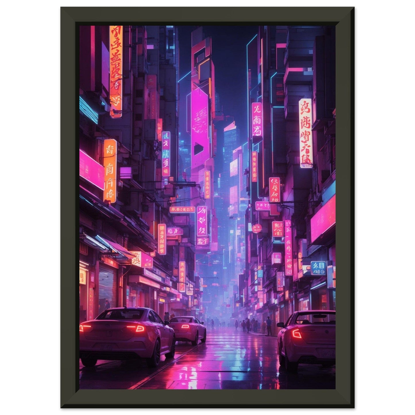 Premium Matte Paper Metal Framed Poster - Stilvolle Kunst in robustem Metallrahmen Print Material Modern Masterpieces A4 21x29.7 cm / 8x12″