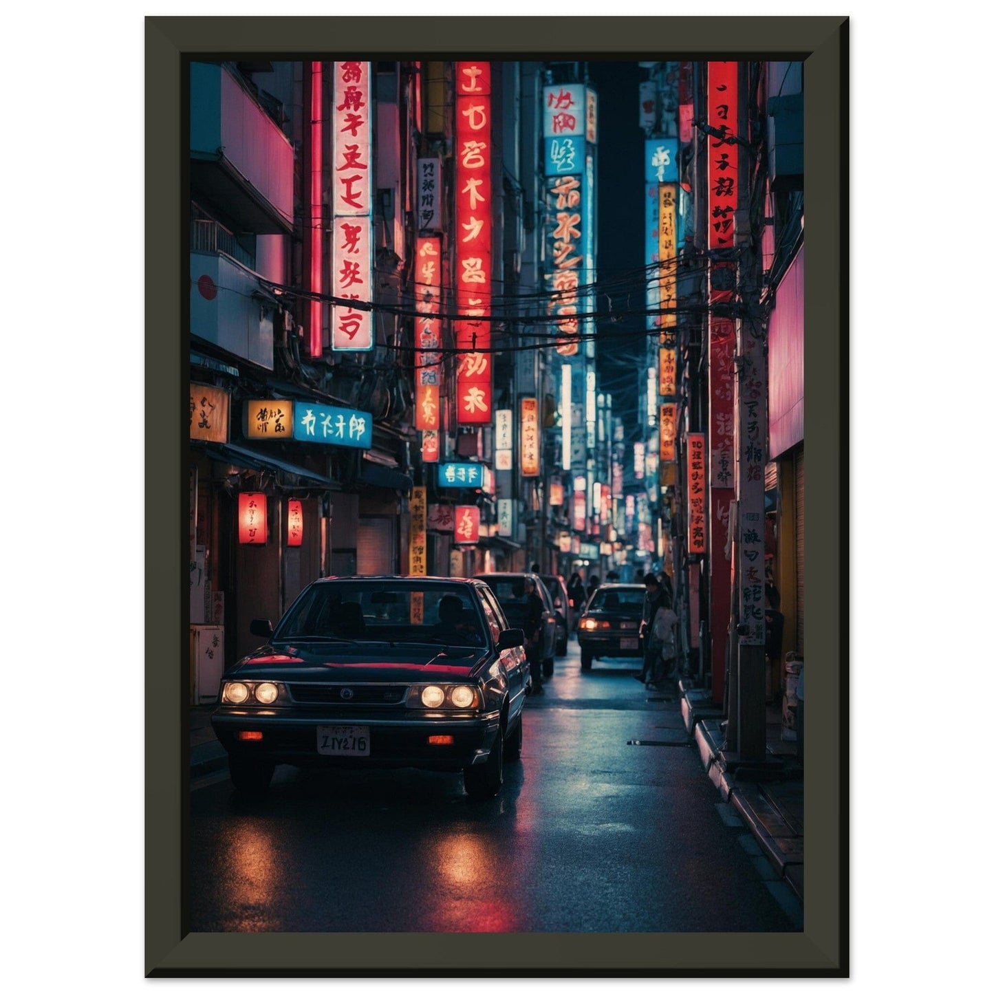 Premium Matte Paper Metal Framed Poster - Stilvolle Kunst in robustem Metallrahmen Print Material Modern Masterpieces A4 21x29.7 cm / 8x12″